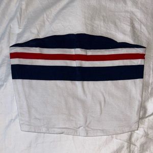 Garage striped tube top (bundle)
